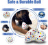 Potato Brothers-Pet Toys- Fetch Mate Chewly Durable Football 1 pc 3 Primary Colors for Dog...