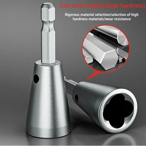 2PCS Wire Twister Tool for Drill, Electrical Wire Twister Wire Stripper for Drill, Drill Wire Twister of Connector With 1/4" Chuck, 6MM Drill Wire...