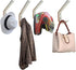 Pmsanzay 2/PK Helmet Holder Hook, Sturdy Helmet Display Rack, Wall Mounted Helmet Storage Rack Hanger, for Motorbike Jacket Wall Display Rack, Sta...