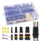 352Pcs Waterproof Connector Car Electrical Connector Terminals Quick Disconnect Wire Connector Plug Kit, 1/2/3/4 Pin Connectors Male and Female fo...