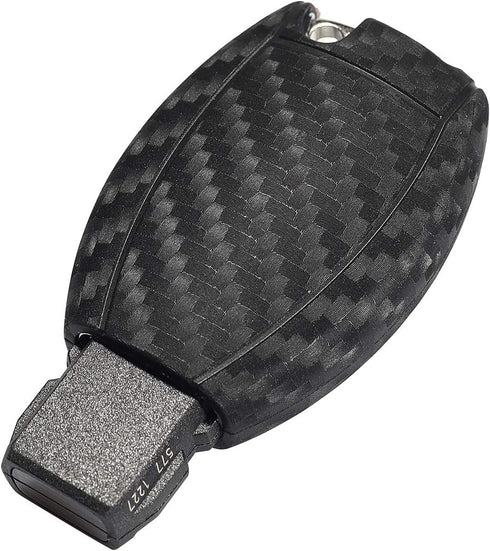 Lcyam Key Fob Cover Case Carbon Fiber Pattern for Mercedes Benz C E M S CLS CLK GLK GLC G Class CLA GLK350 GLA 250 C300 AMG 2019 GLC 300...