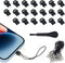 20 Pcs iPhone Port Charger Cover, Lightning Dust Plugs for iPhone 14 Pro Max/13/12/11/XS/XR/8/7/iPad/AirPods Pro, Charging Port Protectors with Cl...