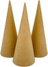 AllStellar Paper Mache Cones Open Bottom 8.8x3.5 in. Set of 3 (Small Plus) - For DIY Art Projects, Crafts and Decorations!...