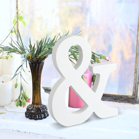 Christmas Wooden Letters Large Wood Alphabets 5.9 Inch White DIY Capital Letter Decors for Home Wall Party Crafts Education Projects Making Suppli...