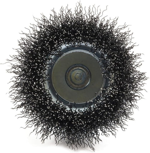 Forney 72731 Wire Cup Brush, Coarse Crimped with 1/4-Inch Hex Shank, 3-Inch-by-.012-Inch, 1 Pack , Metal Grey...