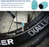 SAVORI Presta Valve Caps, (for road bikes only) 2 Pack Handmade Bling Rhinestone Tire Valve Stem Caps, French Bicycle Air Tire Caps (Sky Blue)...