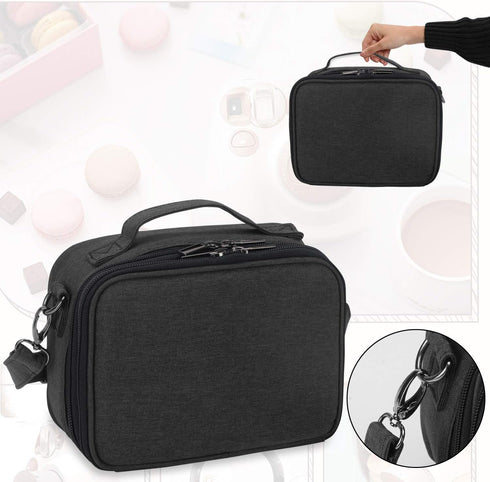 Teamoy Camera Case Compatible with Mini9 Instant Camera, Portable Instant Camera Bag for Mini 9/10/11/12 Camera and Accessories, Black(Bag Only)...