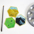Apostrophe Games Hexagon Board Game Tiles – 20Pcs Large Game Board Pieces Blank Game Board Chits, Same Size as Settlers of Catan – Create Your Own...