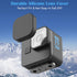 PCTC Hero11 Black Mini Screen Protector for GoPro Hero11 Black Mini, Ultra Clear 9H Hardness Tempered Glass Lens Protector + Lens cap Cover for Go...