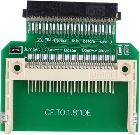 CF Compact Flash Merory Card to 50pin 1.8 inch Female IDE Bootable Hard Disk Drive SSD Converter Adapter Replacement Compatible with Toshiba...