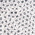 Song Xi 1200pcs White Round Acrylic Alphabet Beads - Black Letter Beads 4x7mm for Bracelets and Jewelry Making Key Chains...