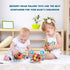 Baby Montessori Toys for 18 Months, Sensory Toys for Toddlers, Airplane Travel Essential for 1 2 Year Old Birthday Gifts Pull String Activity Moto...