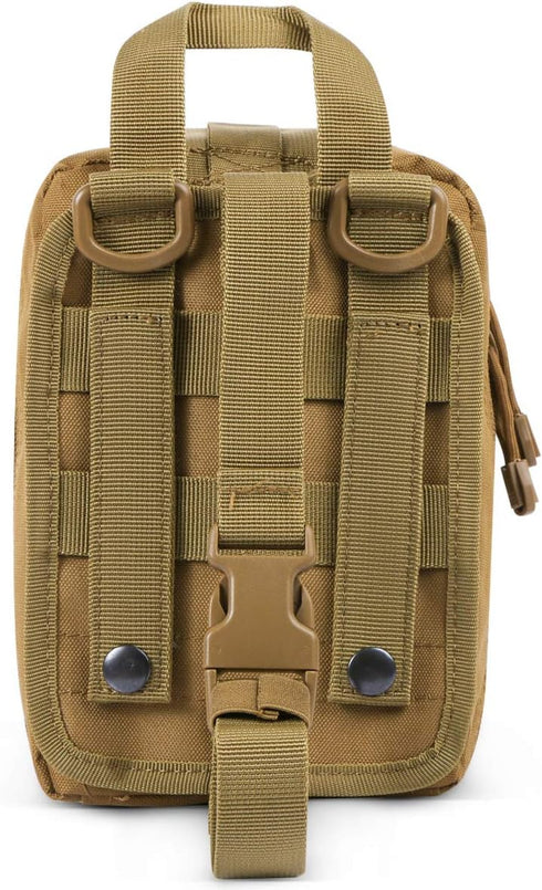 Gogoku First Aid Pouch 1000D Nylon Tactical Molle Tear Away Medical Pouch Empty Utility Pouch for Outdoor Activities Medical Supplies Camping Hiki...