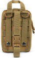 Gogoku First Aid Pouch 1000D Nylon Tactical Molle Tear Away Medical Pouch Empty Utility Pouch for Outdoor Activities Medical Supplies Camping Hiki...