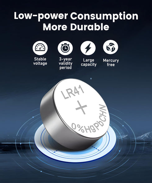 LR41 Battery AG3 LR41 L736f L736c L736 392 192 1.5V Alkaline Batteries for Watch Thermometer Button Battery 20 Pack...