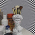 Lemonadeus Unique David Sculpture Decor Makeup Brush Holder Storage Cosmetic Organizer Make Up Brushes Display/Vase/Penholder...