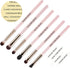 210 PCS Makeup Brush Label Stickers,Waterproof Brush Name Labels,Self-adhesive Foundation Brushes Labels for Beauty Salon and Personal Use(Clear,1...
