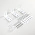 Homebox Zebra Roller Window Blinds Mount Hardware Bracket and Installation Accessories for Inside and Outside Mount...