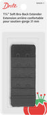 Dritz 1-1/4" Soft Back, Black Bra Extender, 1-1/4-Inch...