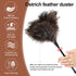 Ostrich Feather Duster Mini Feathers Dusters Natural Fluffy Soft with Plastic Handle and Eco-Friendly Washable Reusable Handheld for Cleaning Hous...