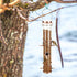 Metal Bird Feeder Tube Hanging Wild Bird Seed Feeder Aluminum Six Port Bird Feeders,1.4 mm Extra Thick Solid Tube Transparent with Steel Hanger Gr...