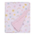 NoJo Happy Days Pink, Yellow and Blue Rainbows, Sun and Polka-Dot Super Soft Sherpa Baby Blanket...