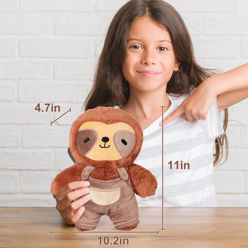 Sloth Stuffed Animal Plush Toys Pillow Cute Doll Perfect Sloth Gift for Boys Girls Kits Soft and Huggable Sloth Toys for Babies Children Birthday ...