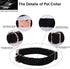 MR. CHUBBYFACE Winter Dog Collar Adjustable Christmas Pet Collar Black Fleece Dog Collar for Small Medium Large Dogs...