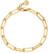 Dremmy Studios Gold Bracelet for Women 18K Gold Plated Dainty Paperclip Cubic Zirconia Disc Coin Star Cable Satellite Bead Pearl Simple Boho Minim...