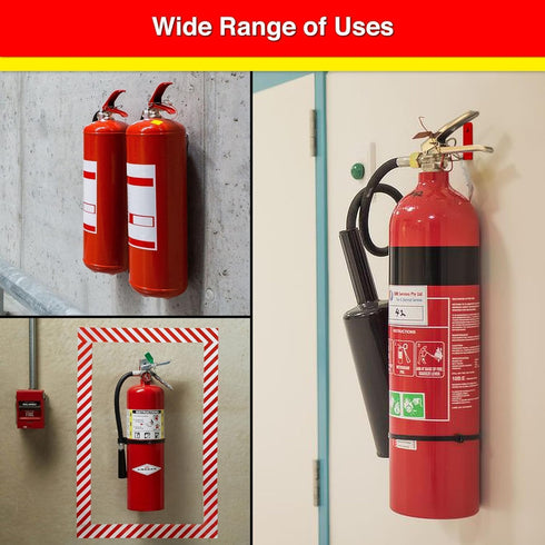 Universal Fire Extinguisher Bracket, Fire Extinguisher Mounts & Brackets up to 40 lbs, Suitable for Big and Small Fire Extinguisher Cabinet, Holde...
