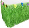 Luau Grass Table Skirt Natural Hawaiian Table Skirt Tropical Party Decorations 9 Feet x 29.5 Inch (Green)...