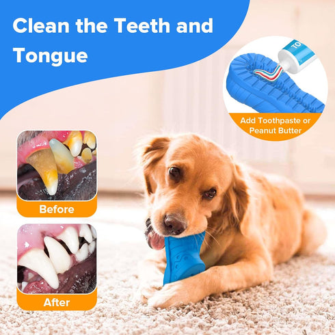 Dog Toys for Aggressive Chewers, Indestructible Dog Toys for Large Dogs, Dog Toys to Keep Them Busy,Tough Dog Toys Natural Rubber Interactive Dog ...
