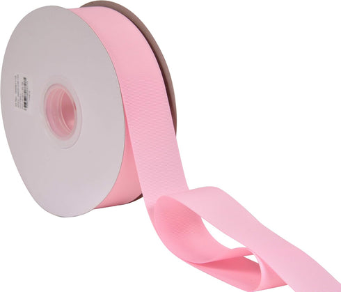YAMA Solid Grosgrain Ribbon 1 1/2 inch 50 Yards for Gift Package Wrapping Floral Design Crafting Party Wedding Decorations, Pearl Pink...