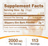 ECO-TASTE Slippery Elm Powder for Gut-Health, Pure Inner Slippery Bark Powder 2000mg per Serving, Vegetarian - 226 Grams...