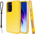 Unitedtime for Galaxy S22 Plus Case, Dropproof Shockproof Military Grade Phone Cover Armor Heavy Duty for Samsung Galaxy S22 Plus (Yellow)...