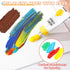 2 Pack Acrylic Paint Set 12 Colors,20 Paint Brushes,24 Paints for Adults,Kids,Beginner,Professional Artists,Non-Toxic Craft Paint kit for Paper,Ca...