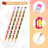 36 Pieces Softball Pencils Softball Party Favors Unsharpened Softball Printed Wooden Pencils with Eraser Sports Themed Fun Drawing Pencils for Sof...