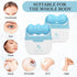 Ice Roller for Face and Eyes Facial Skin Care Tool 2-in-1 Ice Roller for Face & Eyes - Reduces Puffiness, Relieves Migraines, with Travel Case - I...