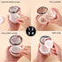 Loose Powder Container, 3 Pieces Compact Powder Container with Puff and Mirror,3 g/ 0.11 Oz Reusable Empty Refillable Makeup Powder Case Portable ...