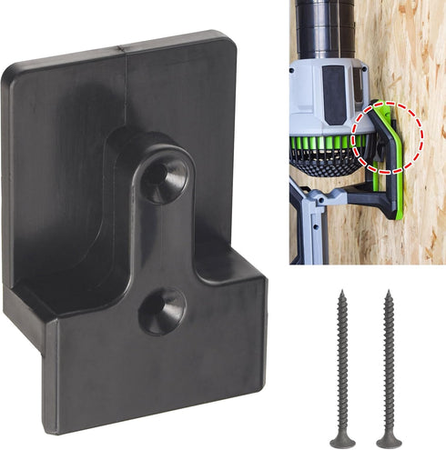 Blower Wall Mount/ Wall Mount Hanger for EGO Leaf Blower 765 CMF Power+ LB7654, Plastic Wall Holder Wall Bracket for Hanging Leaf Blower...
