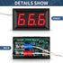 2 Pieces -30-800 Degree Centigrade Digital Temperature Meter with 0.5 Meter K-Type Thermocouple Temperature Sensor and 2-Wires Reverse Polarity Pr...