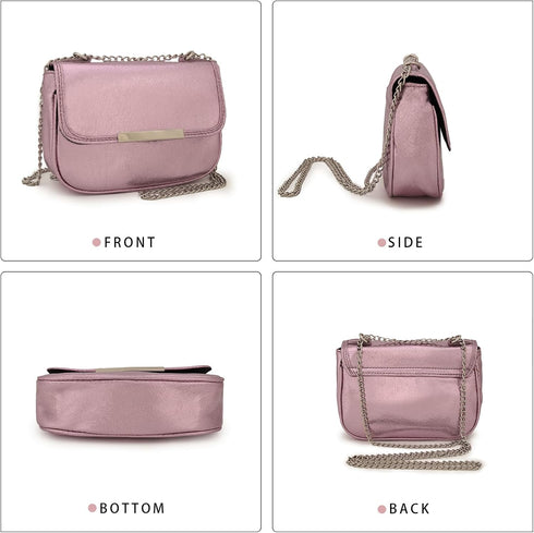 Gladdon Shoulder Bags for Women Bling Purse Sparkle Evening Shoulder Purses with Chain Strap...