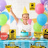 WERNNSAI Construction Party Decorations - 12 PCS Construction Signs Birthday Party Supplies for Boys Kids Truck Birthday Cutouts Traffic Road Sign...