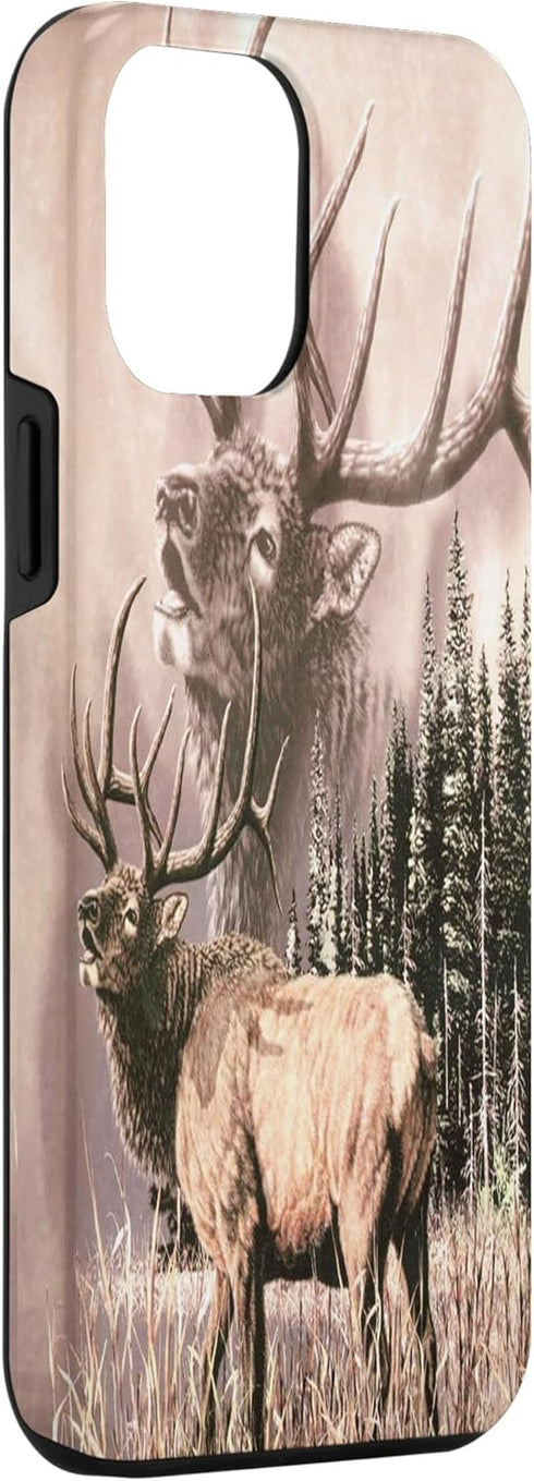 iPhone 14 Pro Max American Elk Hunter Dad Case Camo Deer Elk Buck Case...
