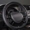 Car Pass Classical Leather Automotive Universal Steering Wheel Covers,Universal Fit for Suvs,Trucks,Sedans,Cars,Vans,14.5-15inch Anti-Slip Safety ...