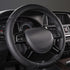 Car Pass Classical Leather Automotive Universal Steering Wheel Covers,Universal Fit for Suvs,Trucks,Sedans,Cars,Vans,14.5-15inch Anti-Slip Safety ...