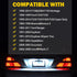 LED License Plate Light Tag Lights Assembly Compatible with Ford F150 F250 F350 F450 F550 Superduty Ranger Explorer Bronco Excursion Expedition,60...