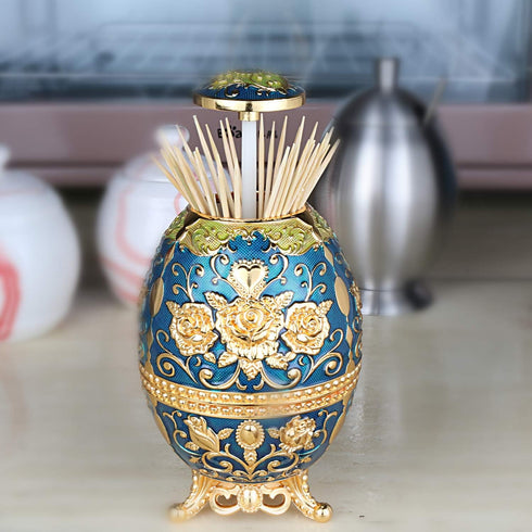 Gorgeous Automatic Toothpick Holder with Bottle Opener, Hand Press Retractable Retro Toothpick Dispenser Toothpicks Case Can Box Container for Kit...