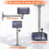 Mini Ceiling Wall Projector Mount Bracket 360°Rotation Adjustable Tilt&Swivel Hanging Projector Holder Wall Mount Hanger Rack Stand for Mini Proje...