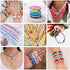 4100 Pcs White Clay Beads Bracelet Making Kit, 6mm Polymer Spacer Flat Heishi Beads for Jewelry Necklace Earring Making...